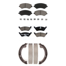 Charger l'image dans la galerie, Front Rear Ceramic Brake Pads And Parking Shoes Kit For 2001 Chrysler Voyager