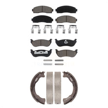 Charger l'image dans la galerie, Front Rear Ceramic Brake Pads And Parking Shoes Kit For Ford Explorer Mercury
