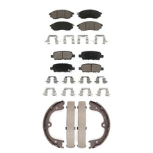 Load image into Gallery viewer, Front Rear Ceramic Brake Pads &amp; Parking Shoe Kit For Nissan Murano INFINITI FX35