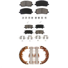 Charger l'image dans la galerie, Front Rear Ceramic Brake Pads And Parking Shoes Kit For Toyota Highlander