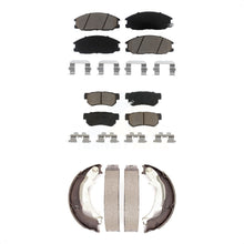 Charger l'image dans la galerie, Front Rear Ceramic Brake Pads And Parking Shoes Kit For Hyundai XG350 XG300