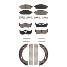Charger l'image dans la galerie, Front Rear Ceramic Brake Pads Parking Shoe Kit For Jeep Grand Cherokee Commander