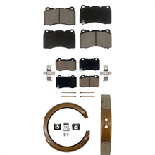 Load image into Gallery viewer, Front Rear Ceramic Brake Pads And Parking Shoes Kit For Cadillac CTS STS