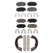 Charger l'image dans la galerie, Front Rear Ceramic Brake Pads And Parking Shoes Kit For Hyundai Genesis Coupe