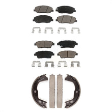 Charger l'image dans la galerie, Front Rear Ceramic Brake Pads And Parking Shoes Kit For Hyundai Genesis 3.8L