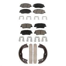 Charger l'image dans la galerie, Front Rear Ceramic Brake Pads And Parking Shoes Kit For Hyundai Genesis 3.8L