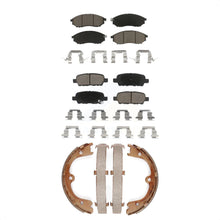 Charger l'image dans la galerie, Front Rear Ceramic Brake Pads Parking Shoes Kit For 2006-2008 INFINITI FX35 FX45