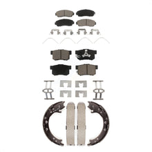 Charger l'image dans la galerie, Front Rear Ceramic Brake Pads And Parking Shoes Kit For 2012-2016 Honda CR-V AWD