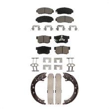 Load image into Gallery viewer, Front Rear Ceramic Brake Pads And Parking Shoes Kit For Honda CR-V Acura RDX