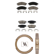Charger l'image dans la galerie, Front Rear Ceramic Brake Pads And Parking Shoes Kit For Cadillac STS