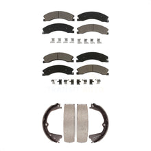 Charger l'image dans la galerie, Front Rear Ceramic Brake Pads Parking Shoe Kit For Nissan NV2500 Titan XD NV3500