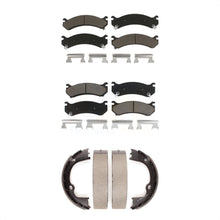 Charger l'image dans la galerie, Front Rear Ceramic Brake Pads &amp; Parking Shoe Kit For Chevrolet Silverado 2500 HD