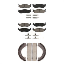 Charger l'image dans la galerie, Front Rear Ceramic Brake Pads And Parking Shoes Kit For Dodge Durango Ram 1500