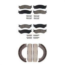 Charger l'image dans la galerie, Front Rear Ceramic Brake Pads And Parking Shoes Kit For Dodge Ram 1500