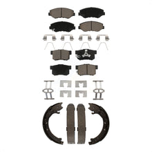 Load image into Gallery viewer, Front Rear Ceramic Brake Pads And Parking Shoes Kit For 2005-2006 Honda CR-V