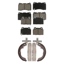 Charger l'image dans la galerie, Front Rear Ceramic Brake Pads And Parking Shoes Kit For Mitsubishi Lancer