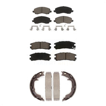 Charger l'image dans la galerie, Front Rear Ceramic Brake Pads And Parking Shoe Kit For Mitsubishi Galant Eclipse