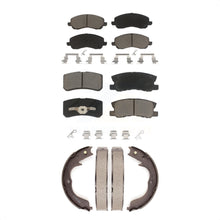 Charger l'image dans la galerie, Front Rear Ceramic Brake Pads And Parking Shoes Kit For Mitsubishi Outlander