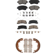Charger l'image dans la galerie, Front Rear Ceramic Brake Pads And Parking Shoes Kit For Toyota Camry Lexus ES300