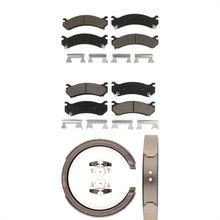 Charger l'image dans la galerie, Front Rear Ceramic Brake Pads &amp; Parking Shoe Kit For Chevrolet Silverado 2500 HD