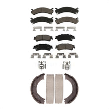 Charger l'image dans la galerie, Front Rear Ceramic Brake Pads Parking Shoes Kit For Chevrolet Silverado 3500 GMC