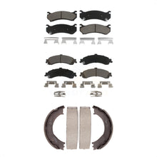 Charger l'image dans la galerie, Front Rear Ceramic Brake Pads Parking Shoes Kit For Chevrolet Silverado 1500 GMC
