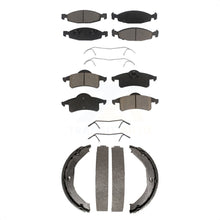 Charger l'image dans la galerie, Front Rear Ceramic Brake Pads And Parking Shoes Kit For Jeep Grand Cherokee
