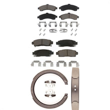 Charger l'image dans la galerie, Front Rear Ceramic Brake Pads Parking Shoe Kit For Chevrolet Trailblazer GMC EXT