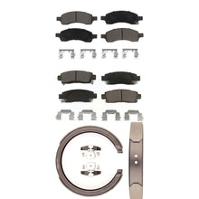 Charger l'image dans la galerie, Front Rear Ceramic Brake Pads Parking Shoe Kit For Chevrolet Trailblazer GMC EXT