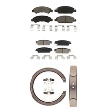 Charger l'image dans la galerie, Front Rear Ceramic Brake Pads Parking Shoes Kit For Chevrolet Silverado 1500 GMC