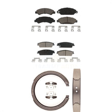 Charger l'image dans la galerie, Front Rear Ceramic Brake Pads Parking Shoes Kit For Chevrolet Tahoe GMC Suburban