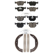 Charger l'image dans la galerie, Front Rear Ceramic Brake Pads And Parking Shoes Kit For BMW 330Ci 330i 330xi