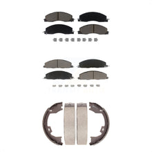 Load image into Gallery viewer, Front Rear Ceramic Brake Pads And Parking Shoes Kit For Ram 2500 3500 1500 Dodge