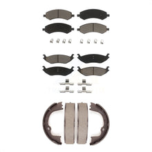 Load image into Gallery viewer, Front Rear Ceramic Brake Pads Parking Shoes Kit For Ram 1500 Dodge Classic Aspen