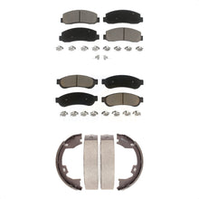 Load image into Gallery viewer, Front Rear Ceramic Brake Pads &amp; Parking Shoe Kit For Ford F-250 Super Duty F-350