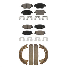 Load image into Gallery viewer, Front Rear Ceramic Brake Pads And Parking Shoe Kit For Hyundai Sonata Kia Optima