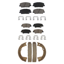Load image into Gallery viewer, Front Rear Ceramic Brake Pads And Parking Shoes Kit For Kia Optima