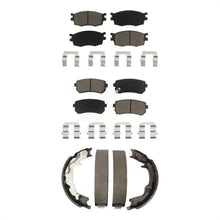 Load image into Gallery viewer, Front Rear Ceramic Brake Pads &amp; Parking Shoe Kit For Hyundai Accent Kia Rio Rio5