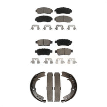 Load image into Gallery viewer, Front Rear Ceramic Brake Pads And Parking Shoes Kit For 2005-2010 Honda Odyssey