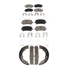 Load image into Gallery viewer, Front Rear Ceramic Brake Pads And Parking Shoes Kit For 2011-2017 Honda Odyssey