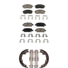 Load image into Gallery viewer, Front Rear Ceramic Brake Pads And Parking Shoes Kit For Nissan Sentra Juke