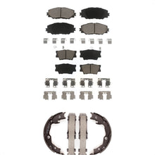 Charger l'image dans la galerie, Front Rear Ceramic Brake Pads And Parking Shoes Kit For Toyota RAV4 Lexus HS250h