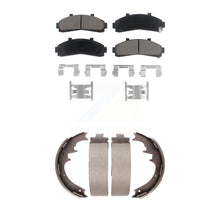 Load image into Gallery viewer, Front Rear Ceramic Brake Pads &amp; Drum Shoes Kit For Ford Ranger Mazda B3000 B2300
