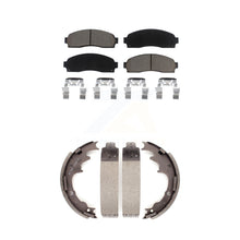 Load image into Gallery viewer, Front Rear Ceramic Brake Pads &amp; Drum Shoes Kit For Ford Ranger Mazda B2300 B3000