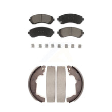 Load image into Gallery viewer, Front Rear Ceramic Brake Pads And Drum Shoes Kit For 2001-2005 Pontiac Aztek