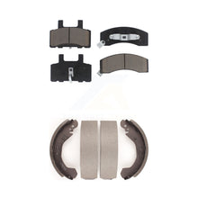 Charger l'image dans la galerie, Front Rear Ceramic Brake Pads And Drum Shoes Kit For Chevrolet Tahoe GMC Yukon
