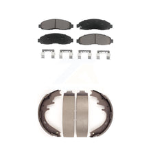 Load image into Gallery viewer, Front Rear Ceramic Brake Pads And Drum Shoes Kit For 2003-2004 Dodge Dakota