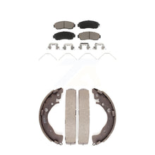 Load image into Gallery viewer, Front Rear Ceramic Brake Pads And Drum Shoes Kit For Honda Civic