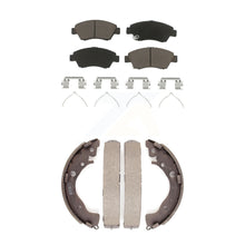 Charger l'image dans la galerie, Front Rear Ceramic Brake Pads And Drum Shoes Kit For Honda Fit Civic