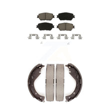 Charger l'image dans la galerie, Front Rear Ceramic Brake Pads And Drum Shoes Kit For Toyota Camry